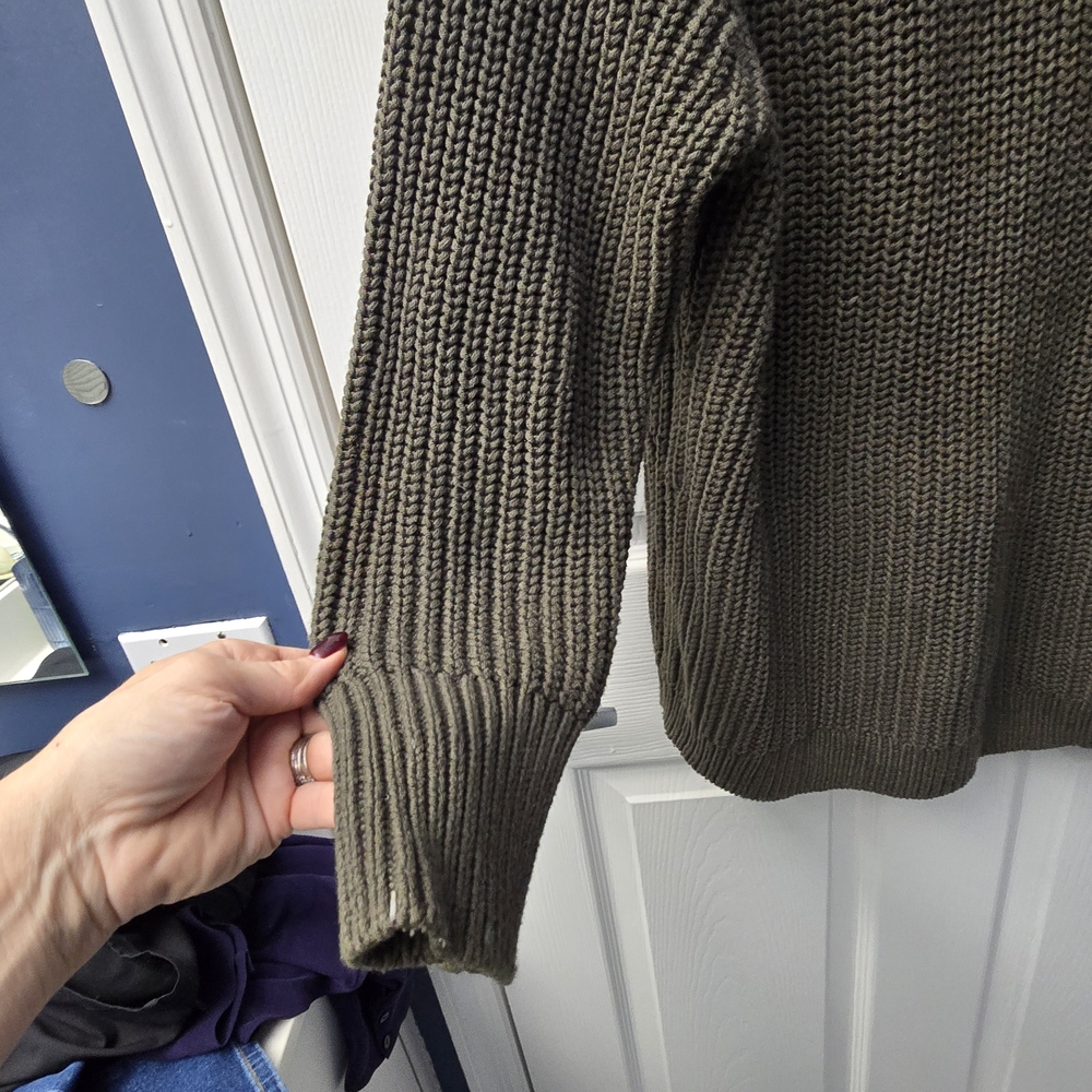 Haven Well Within Olive Knit Sweater - Picture 6 of 14